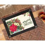 Rustic Winter Bouquet Doormat | MatMates | Decorative Doormats
