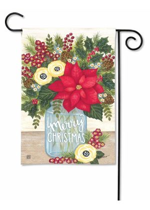 Rustic Winter Bouquet Garden Flag | Christmas, Garden, Flags