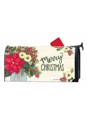 Rustic Winter Bouquet Mailbox Cover | Christmas, Mailbox, Covers