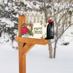 Rustic Winter Bouquet Mailbox Cover | Christmas, Mailbox, Covers