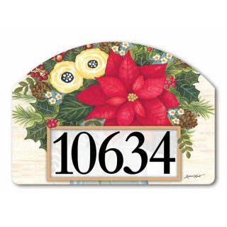 Rustic Winter Bouquet Yard Sign | Address Plaques | Yard Signs