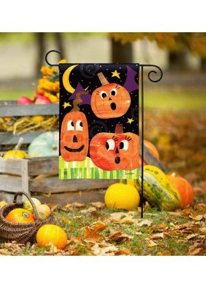 Scaredy Jacks Garden Flag | Halloween, Decorative, Garden, Flag