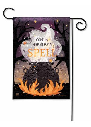 Sit a Spell Garden Flag | Halloween, Decorative, Garden, Flags