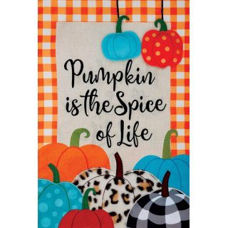 Spice of Life Burlap Flag | Burlap, Fall, Double Sided, Garden, Flag