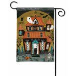 Spooky House Garden Flag | Halloween, Decorative, Garden, Flag