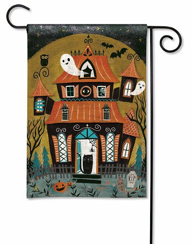 Spooky House Garden Flag | Halloween Flags | Garden Flags
