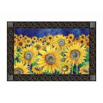 Sunflower Meadow Doormat | MatMates | Decorative Doormats