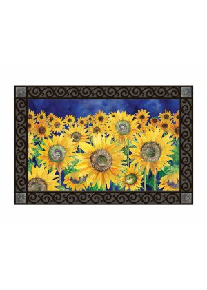 Sunflower Meadow Doormat | MatMates | Decorative Doormats