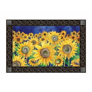 Sunflower Meadow Doormat | MatMates | Decorative Doormats