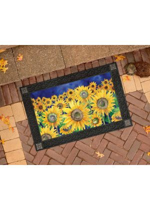 Sunflower Meadow Doormat | MatMates | Decorative Doormats