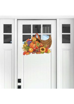 Thanksgiving Cornucopia Door Décor | Door Hanger | Door Décor