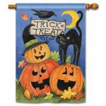 Trick or Treat House Flag | Halloween, Yard, Outdoor, House, Flags