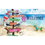 Beach Signs Doormat | Decorative Doormats | MatMates | Doormat