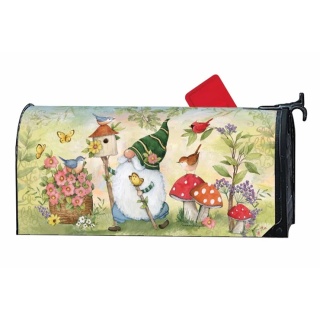 Birdhouse Gnome Mailbox Cover | Mailbox Covers | MailWraps