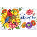 Birds & Flowers Doormat | Decorative, MatMates, Doormats