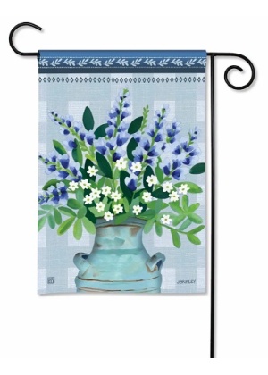 Bluebonnets Garden Flag | Spring, Floral, Cool, Yard, Garden, Flag