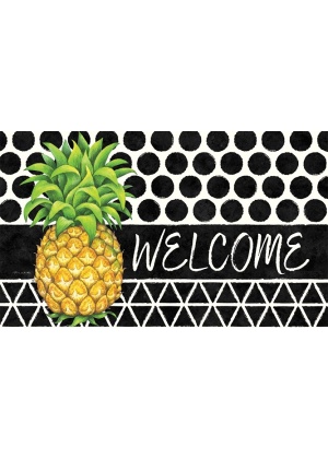 Bold Pineapple Doormat | Decorative Doormat | MatMate | Doormat