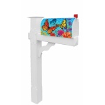Butterfly Wildflowers Mailbox Cover