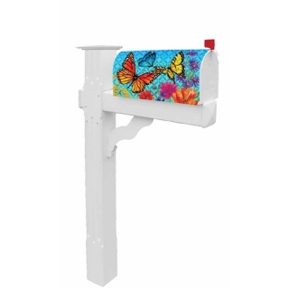 Butterfly Wildflowers Mailbox Cover
