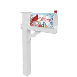 Cardinal Wildflowers Mailbox Cover | Mailbox, Covers, Wraps