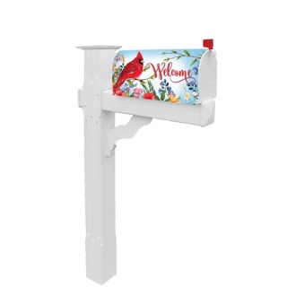Cardinal Wildflowers Mailbox Cover | Mailbox, Covers, Wraps
