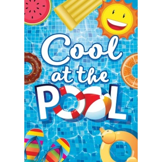 Cool at the Pool Flag | Summer, Inspirational, Decorative, Flags