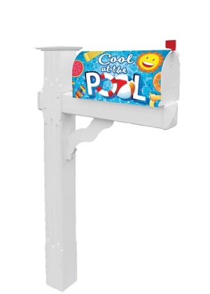 Cool at the Pool Mailbox Cover | Mailbox, Covers, Mail, Wraps