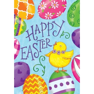 Easter Eggs Flag | Easter, Decorative, Cool, Garden, House, Flag