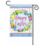 Easter Wreath Garden Flag | Easter, Decorative, Garden, Flags