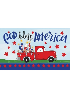 Fireworks Truck Doormat | Decorative, Doormats, MatMates