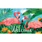 Flamingos Doormat | Decorative Doormats, MatMates, Doormats