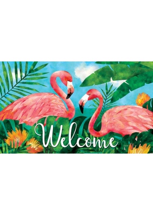 Flamingos Doormat | Decorative Doormats, MatMates, Doormats