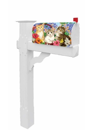 Garden Kitties Mailbox Cover | Mailbox, Covers, Wraps