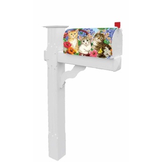 Garden Kitties Mailbox Cover | Mailbox, Covers, Wraps