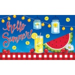 Hello Summer Doormat | Decorative Doormats | MatMate | Doormat