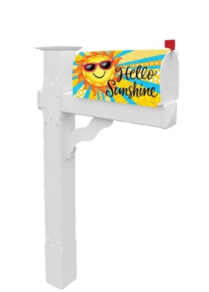 Hello Sunshine Mailbox Cover | Mailbox Covers | Mailbox Wraps