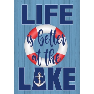 Lake Life Flag | Summer, Cool, Inspirational, Yard, Decorative, Flag