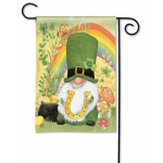 Lucky Gnome Garden Flag | St. Patrick's Day, Cool, Garden, Flags