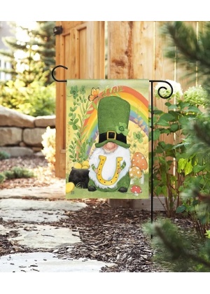 Lucky Gnome Garden Flag | St. Patrick's Day, Cool, Garden, Flags