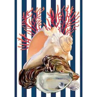 Oysters Flag | Summer, Cool, Beach, Nautical, Decorative, Flags