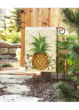 Pineapple Breeze Garden Flag | Spring, Floral, Cool, Garden, Flags