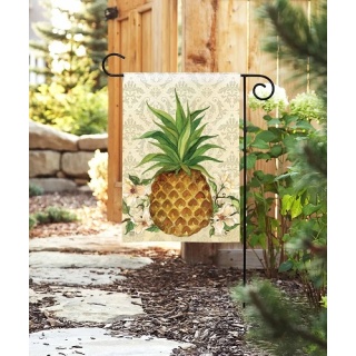 Pineapple Breeze Garden Flag | Spring, Floral, Cool, Garden, Flags