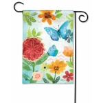 Red Medallion Bloom Garden Flag | Spring, Floral, Garden, Flags