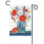 Red, White & Bloom Garden Flag | Patriotic, 4th of July, Cool, Flags