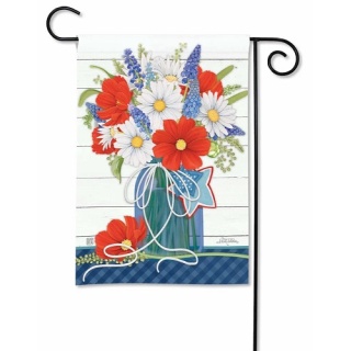 Red, White & Bloom Garden Flag | Patriotic, 4th of July, Cool, Flags