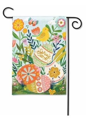 Spring Chicken Garden Flag | Easter, Decorative, Garden, Flags