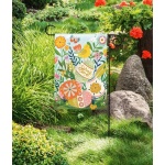 Spring Chicken Garden Flag Image