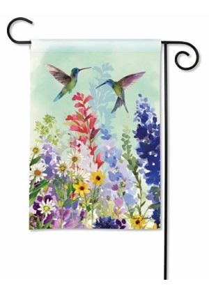 Spring Hummingbirds Garden Flag | Spring, Birds, Garden, Flags