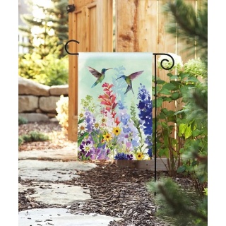 Spring Hummingbirds Garden Flag | Spring, Birds, Garden, Flags