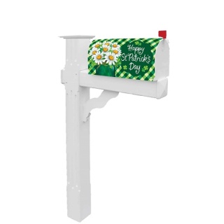 St. Pat's Daisies Mailbox Cover | St. Patrick's Day Mailbox Cover